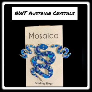 NWT Mosaico Austrian Crystal pendant necklace & earrings 💕💕 new line! 💕💕